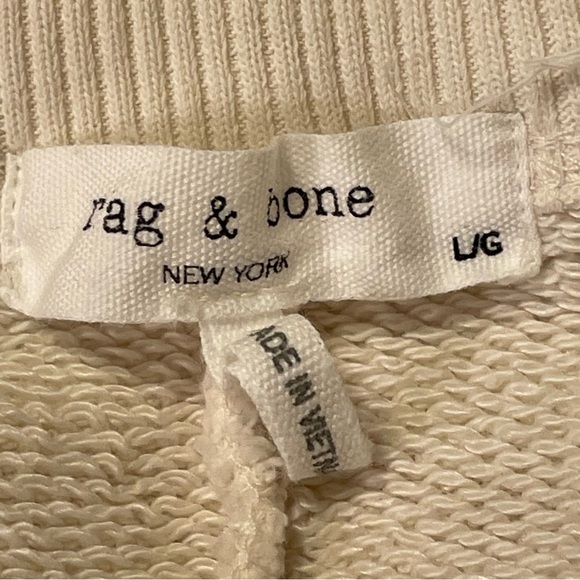 RAG & BONE NWOT Jo Cotton Blend Top in Ivory - Picture 9 of 12